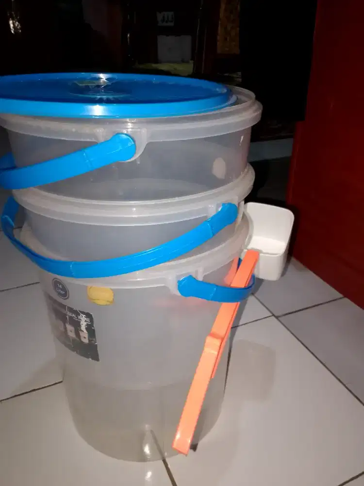 Toples gagang bulat plus gayung nya