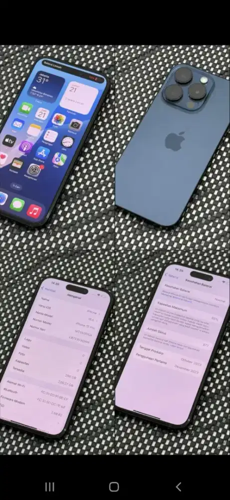 Iphone 15 pro 256 GB ibox