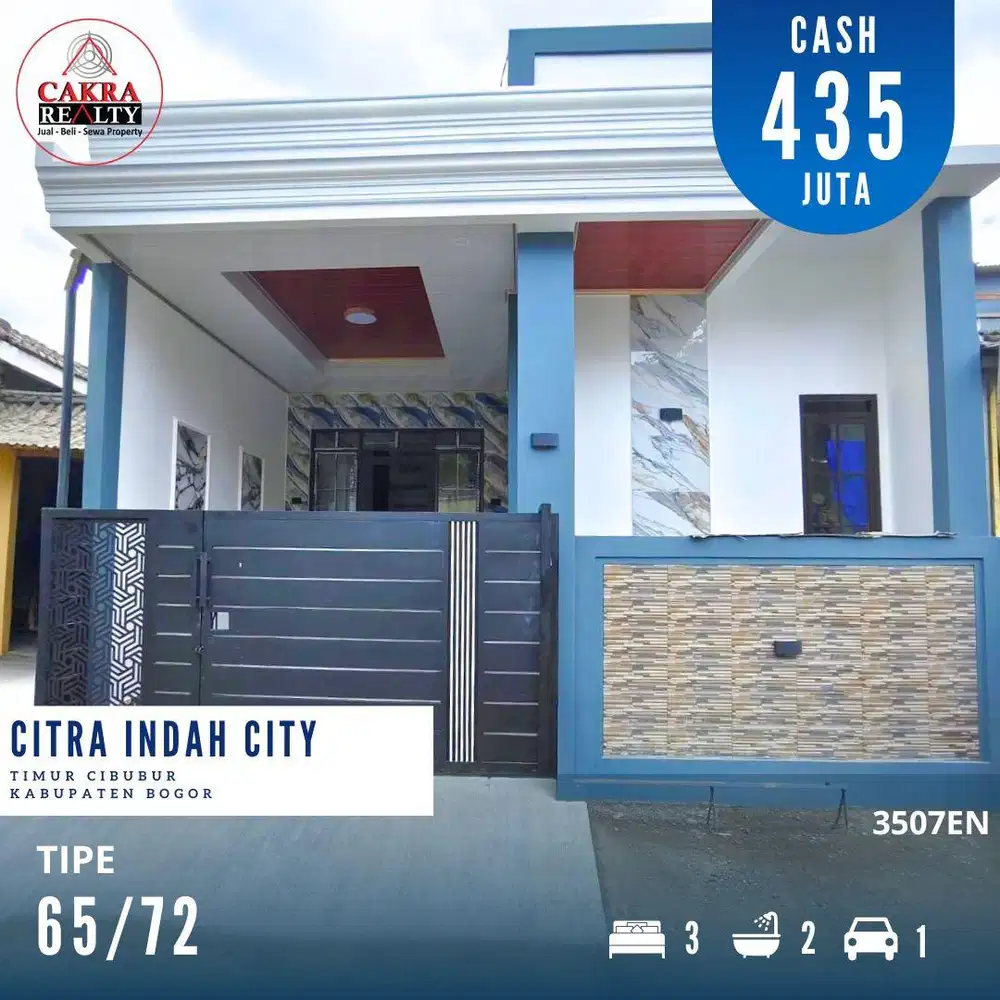 Rumah minimalis siap huni di citra indah