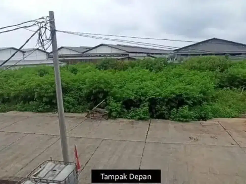 dijual tanah pergudangan salembaran kawasan pergudangan GBK