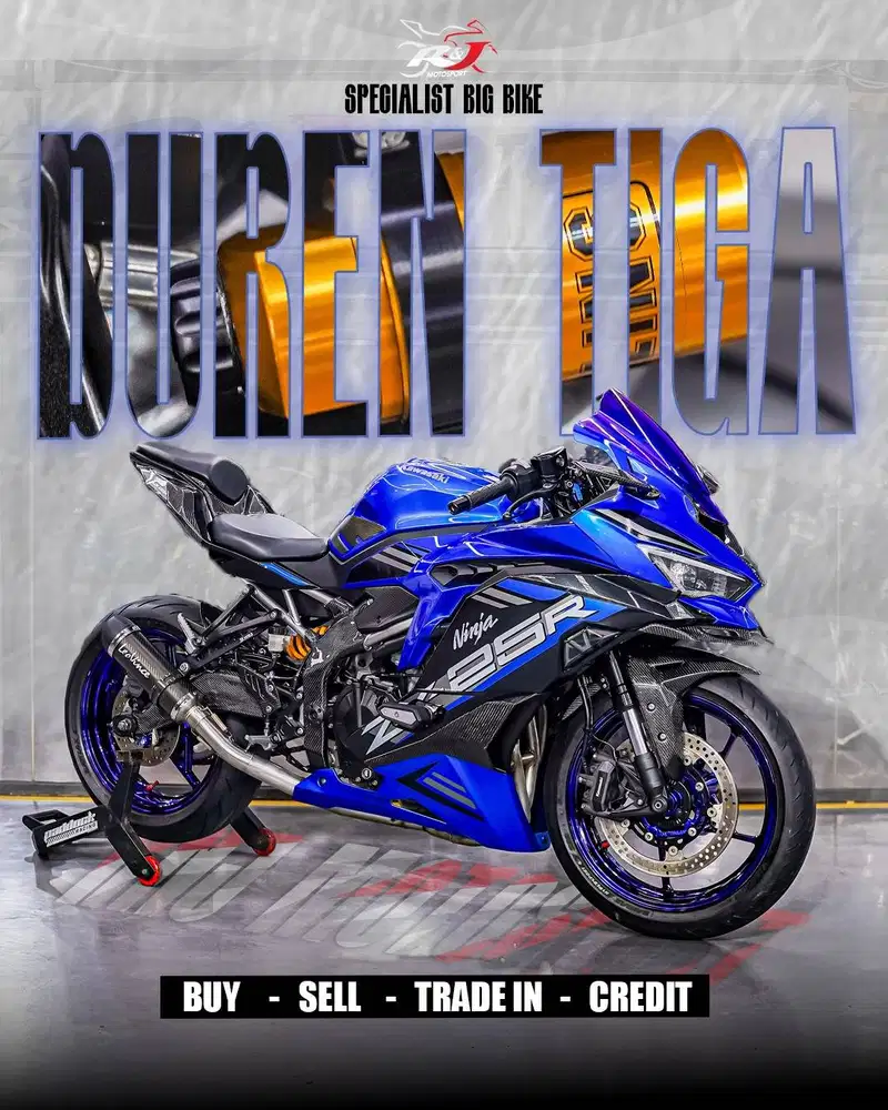 Kawasaki ZX25 ZX 25 ZX25R Nik 2020 Km 7.000an Full Paper  Harga : Rp.1