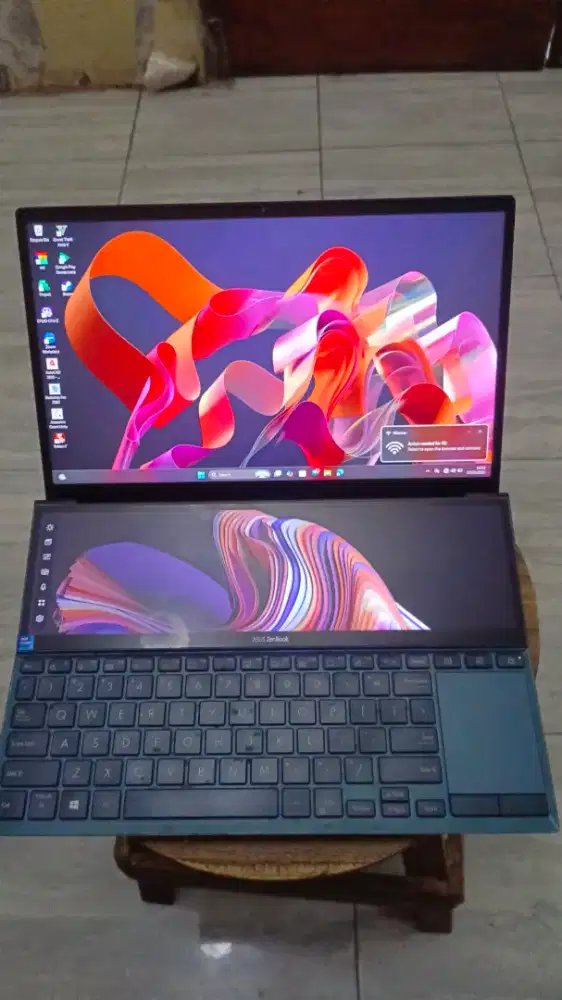 Laptop asus zenbook duo, i7 16gb, 1tb , touch screen