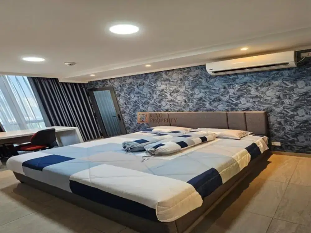 Sebrang JI Expo dan Arena PRJ, Dijual1BR Menara Jakarta Furnish Rapi Garden dan City View, Fasilitas Kolam Renang, Helipad, Mall Mewah, GYM, Jacuzzi.