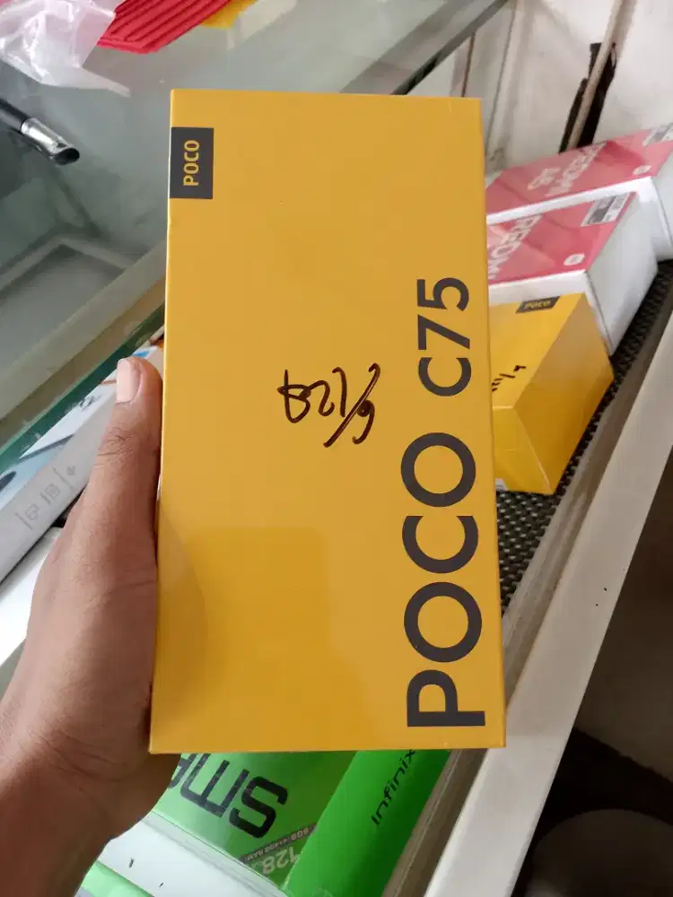 New Poco c75 6/128 garansi resmi