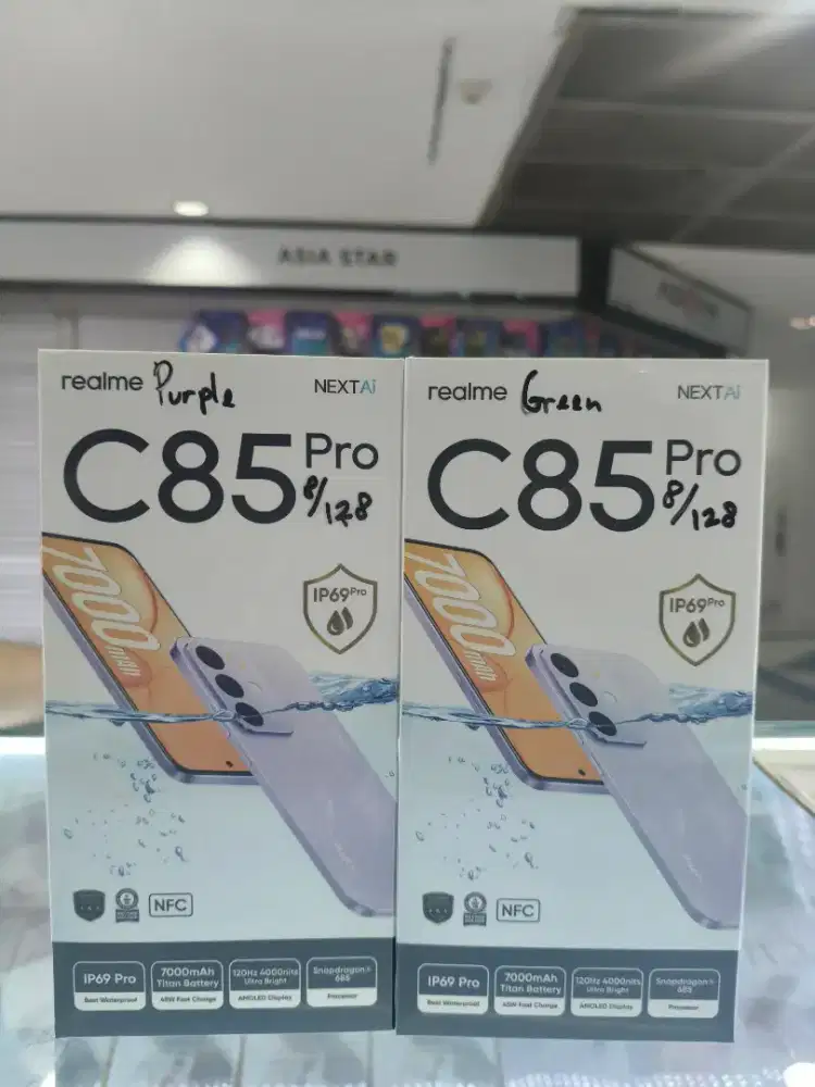 REALME C85 Pro 8/128 Purple&Green 100% Ori NewSegel Garansi Resmi COD