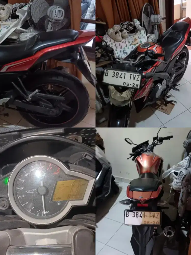 Vixion 2013 warna merah