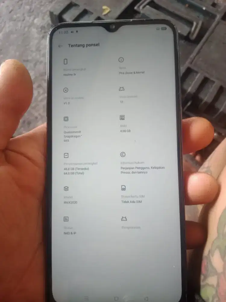 Hp Realme 5i Ram 4/64GB