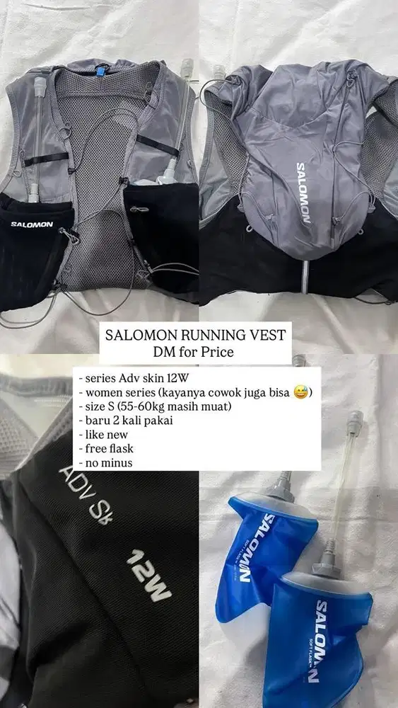 Salomon hydropack/running vest