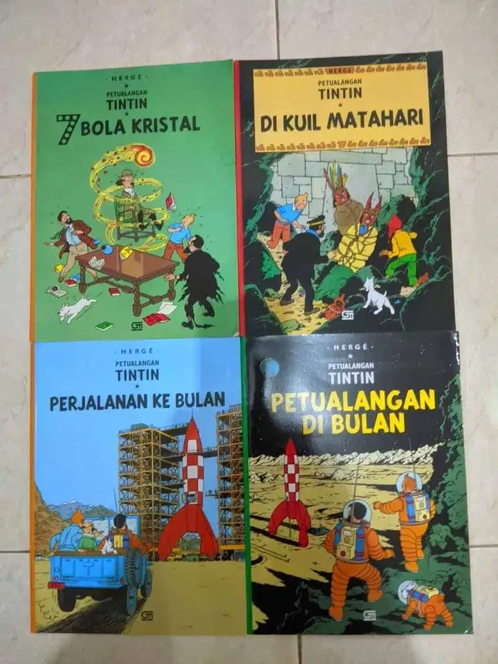 Komik Tintin Cetakan Gramedia preloved mulus