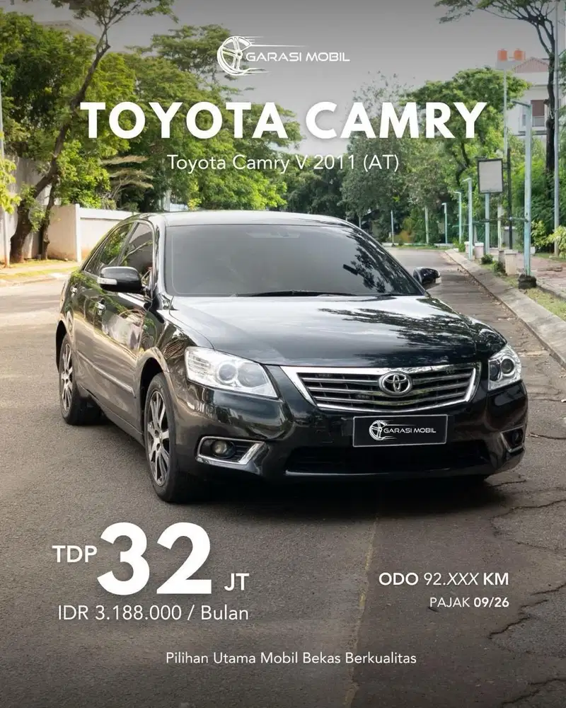 KM 90rb !!! Toyota camry v 2.5 2011 matic bensin
