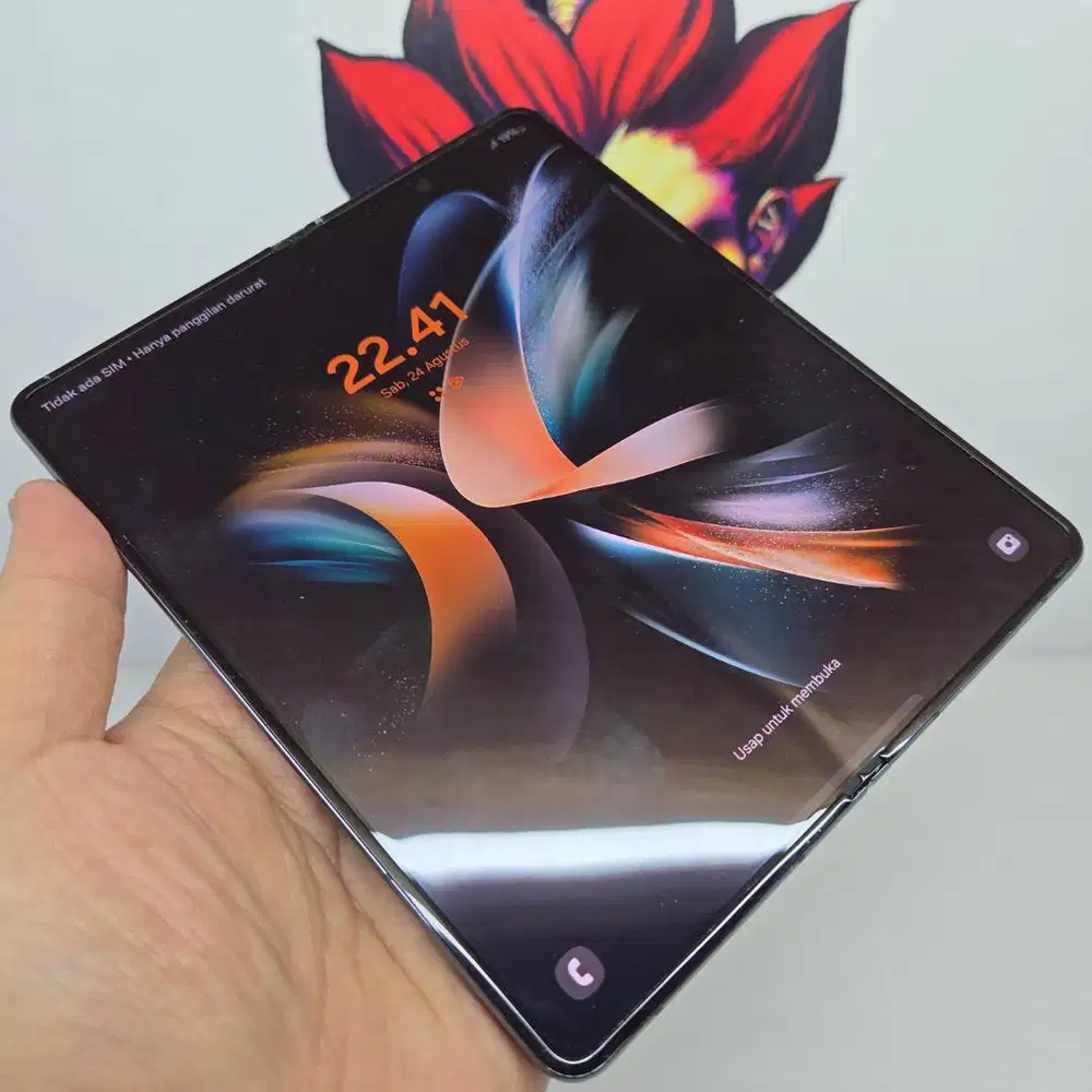 Samsung Z FOLD 4 GreyGreen SEIN Fullset Super Mulus No Minus