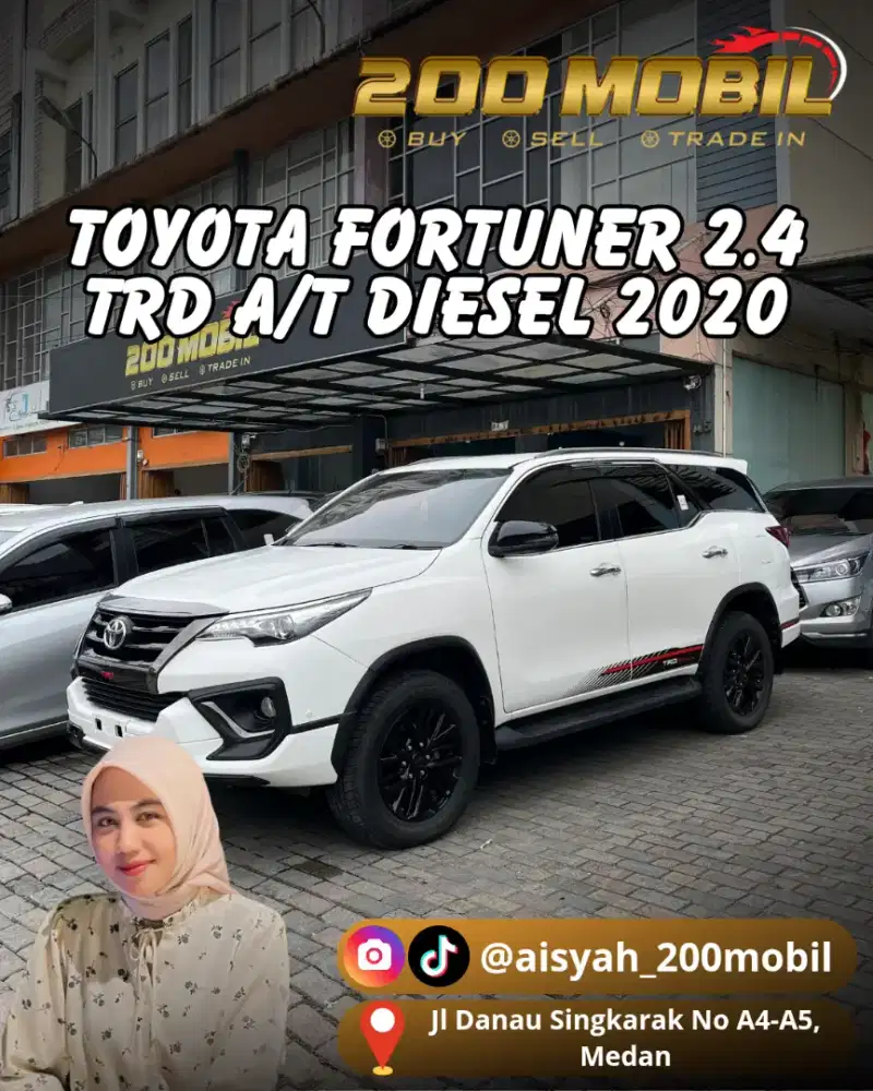 Toyota Fortuner 2.4 TRD A/T Diesel 2020