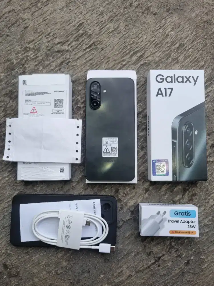 Samsung Galaxy A17 Second/Sein 8/128 GB Fullset Baru buka dus