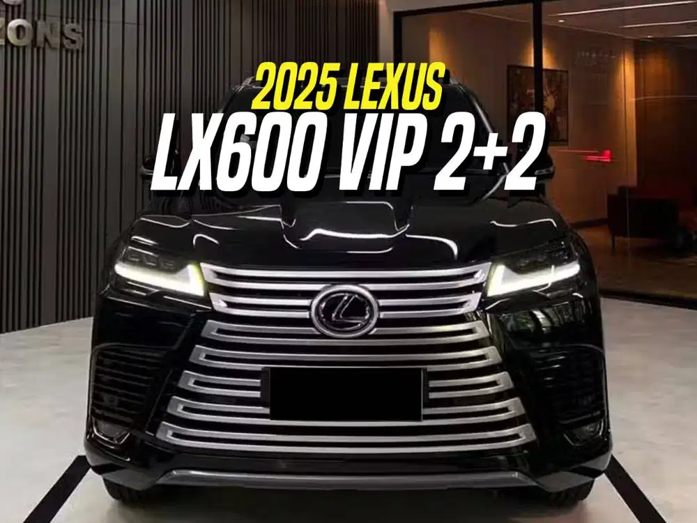 Lexus LX600 VIP 2+2 2025 NIK 2024 4-Seater Black Hitam LX 600 4Seater