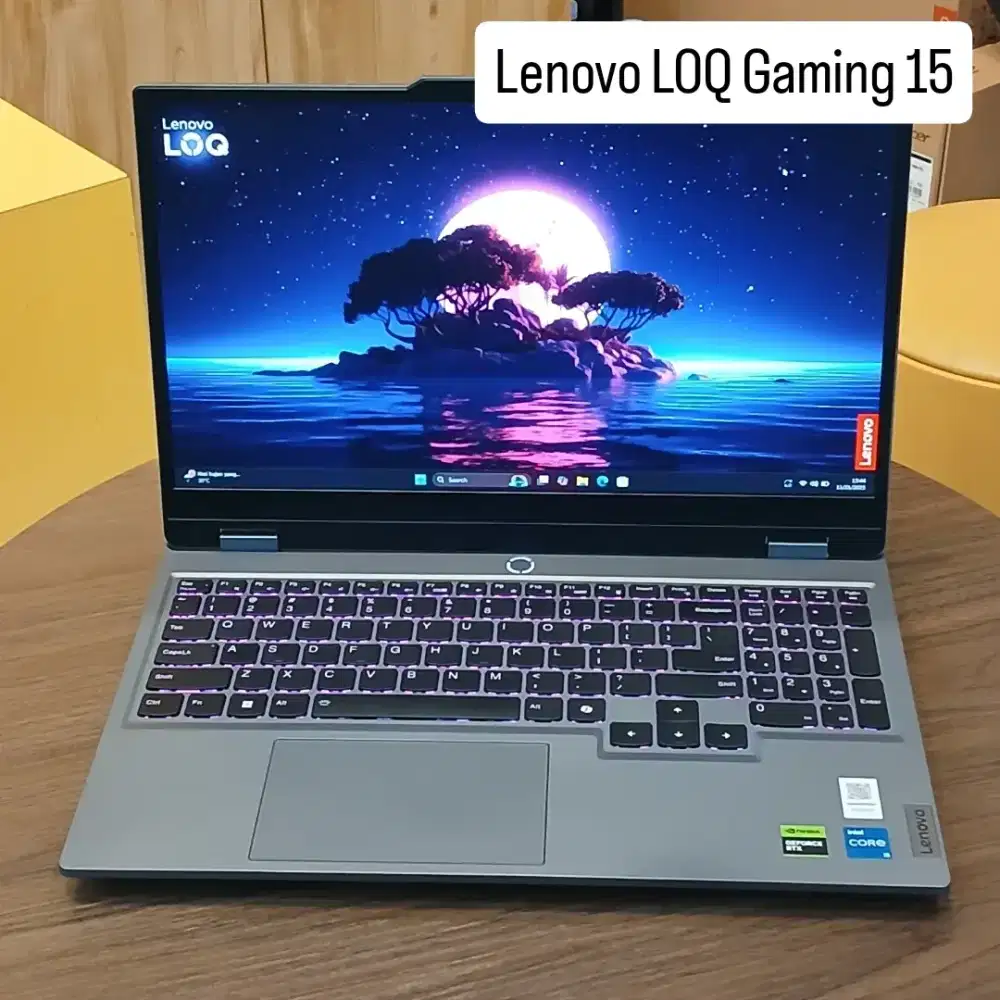 Lenovo LOQ Gaming 15 Intel Core i5 gen 13 RTX 3050 6GB Garansi panjang
