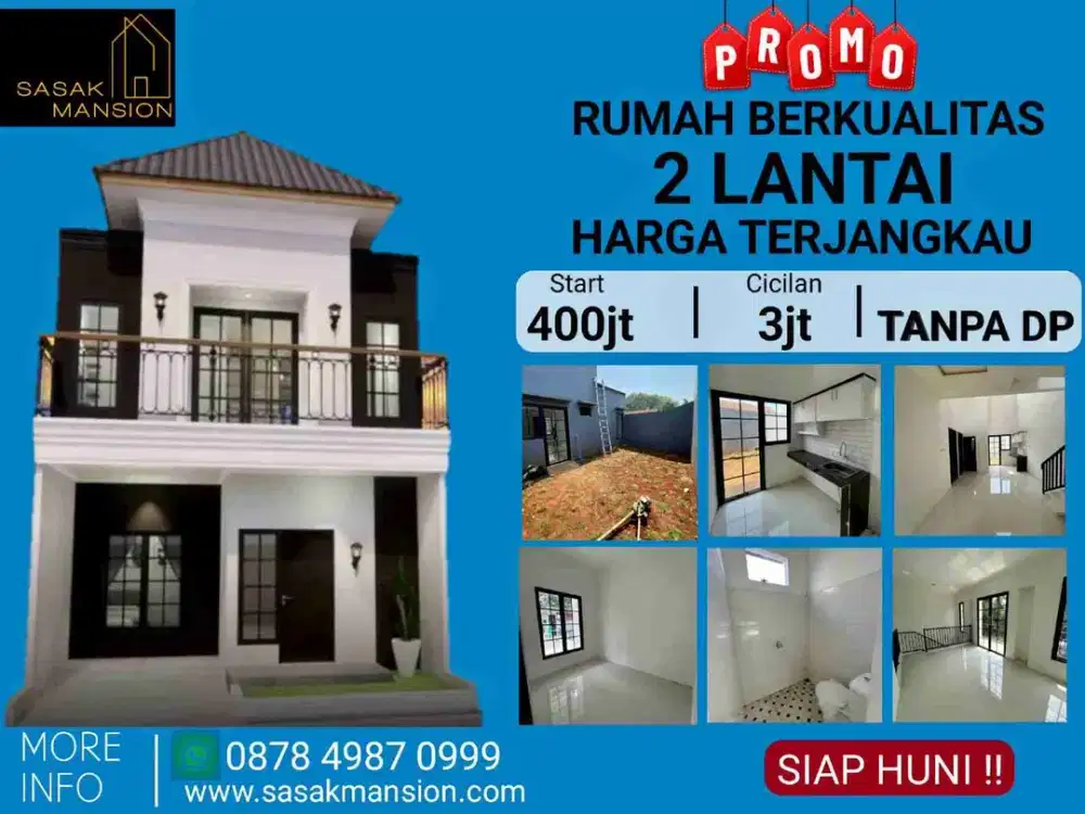 PROMO RUMAH 2LANTAI SIAP HUNI