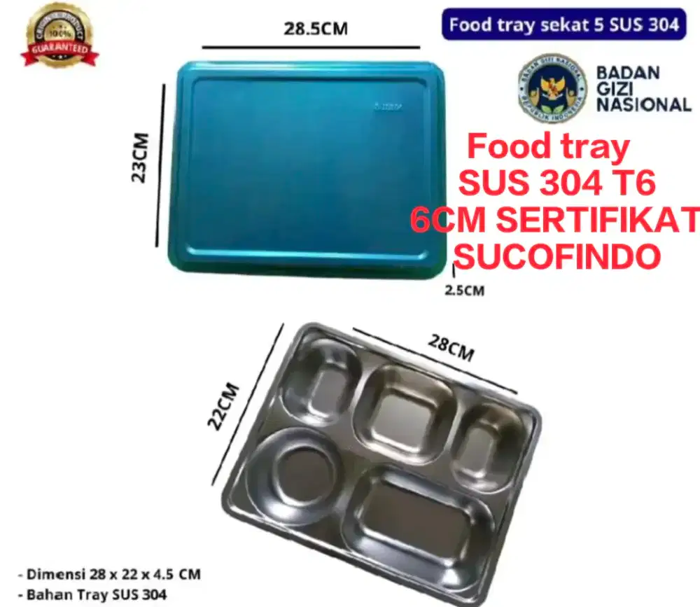 Food tray Ompreng MBG BGN