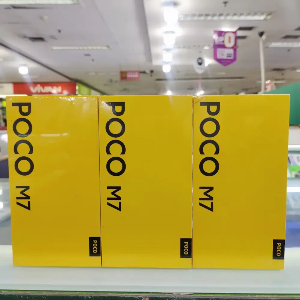 Xiaomi Poco M7 NFC ram 8gb+8gb/256gb baru garansi resmi batere 7000mah
