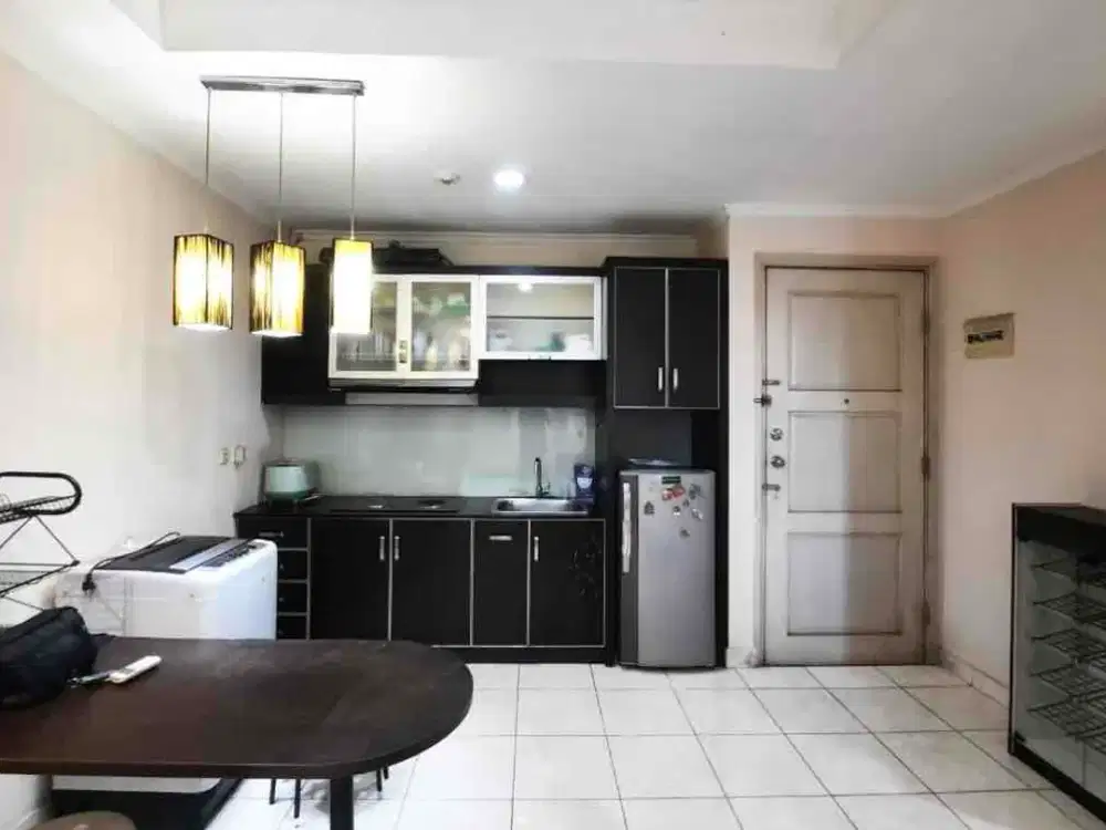 Di sewa apartemen 2 kamar tidur full furnish lantai 12 full furnish hadap timur tower miami lokasi strategis dekat pintu tol artha gading dan akses langsung ke MOI di gading river view city home Mall of Indonesia kelapa gading Jakarta Utara