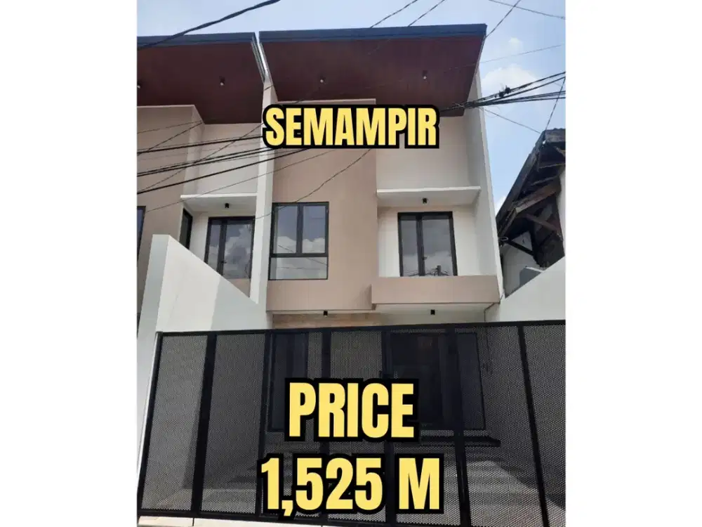 ‼️JUAL CEPAT, SISA 1 UNIT‼️ SELANGKAH MERR, RUMAH BARU SEMAMPIR SEMOLOWARU SUKOLILO SURABAYA TIMUR