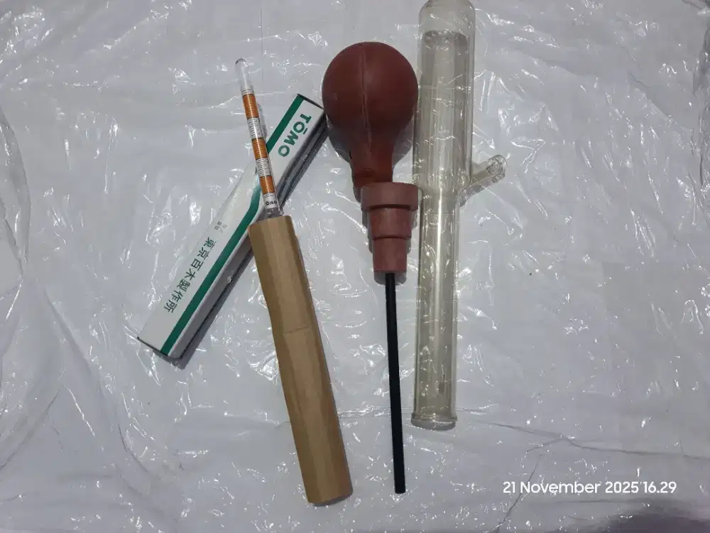 Hydrometer Air Zuur/Asam Sulfat Tomo Japan