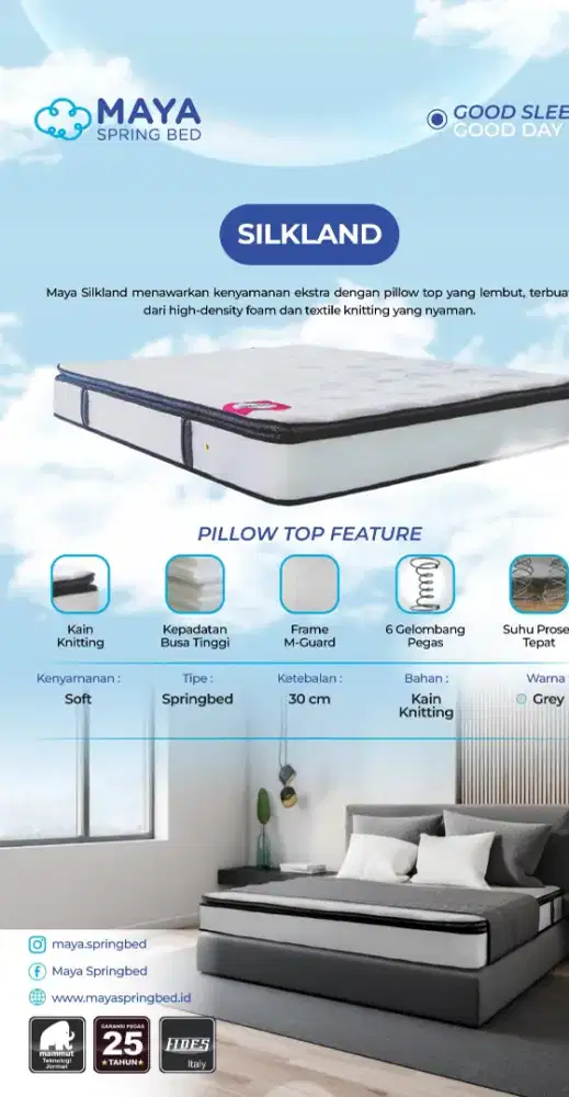 Pertama Berani Kasik Garansi Per 25th Ks Spring Maya