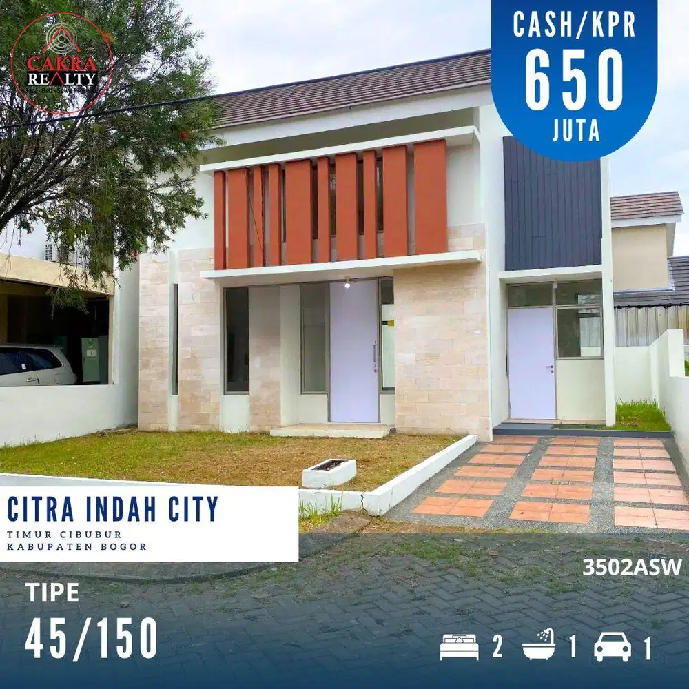 Rumah Bagus di cluster premium di citra indah coty