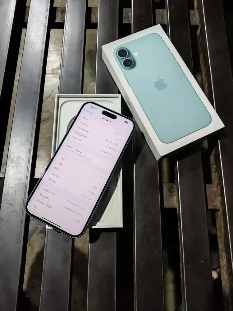 IPHONE 16 PLUS 512GB TEAL EX INTER BEA CUKAI