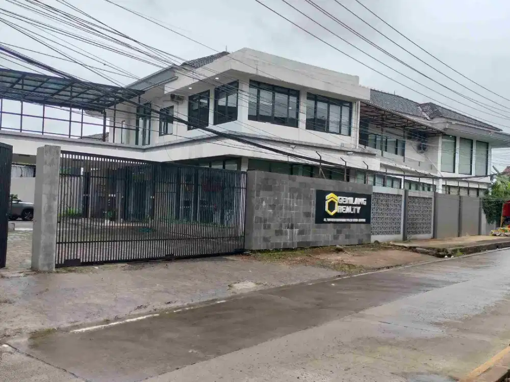DIJUAL GEDUNG EXCLUSIVE SUPER STRATEGIS DI JL BARU SHOLEH ISKANDAR BOGOR, DEPAN TOL KAYU MANIS 2 HARGA DIBAWAH PASAR & COCOK U HOTEL, CAFE, GYM, KANTOR PUSAT