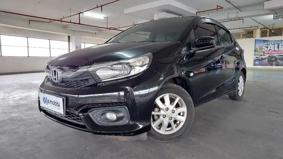 TDP 8,JT Honda Brio Satya 1.2 E Bensin-AT Hitam 2021