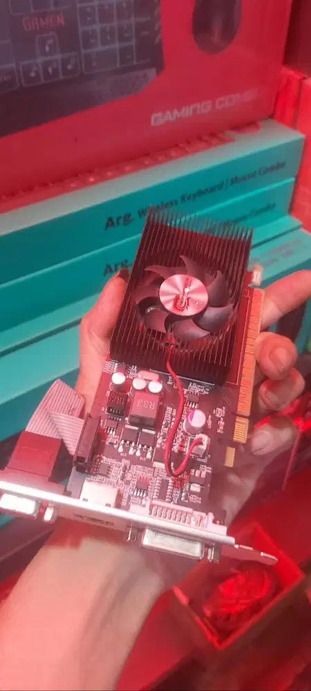 VGA CARD GT 730 4GB 128Bit Merk MidasForce Dijamin Ori Fisik mulus