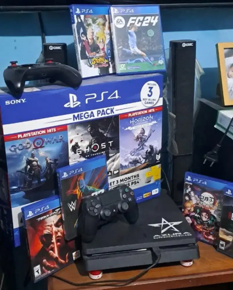 PS 4 1TB JET BLACK ORIGINAL