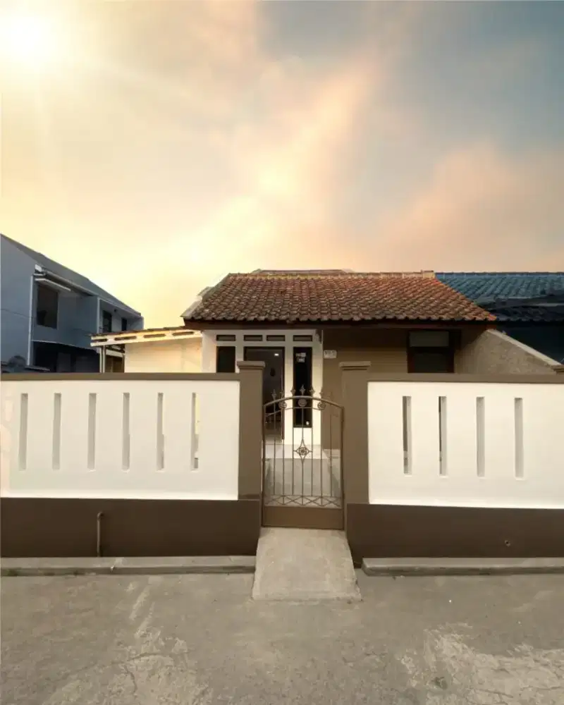 Rumah dijual , lingkungan nyaman dan asri, bebas banjir, aman.