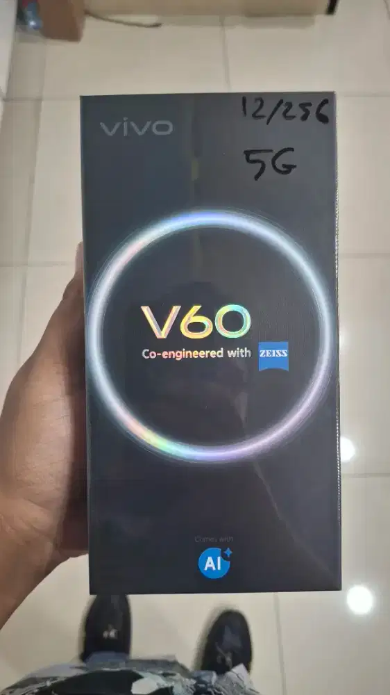 VIVO V60 5G 12/256GB ZEISS 50MP CAM TELEPHOTO SEGEL GARANSI RESMI 1 TH