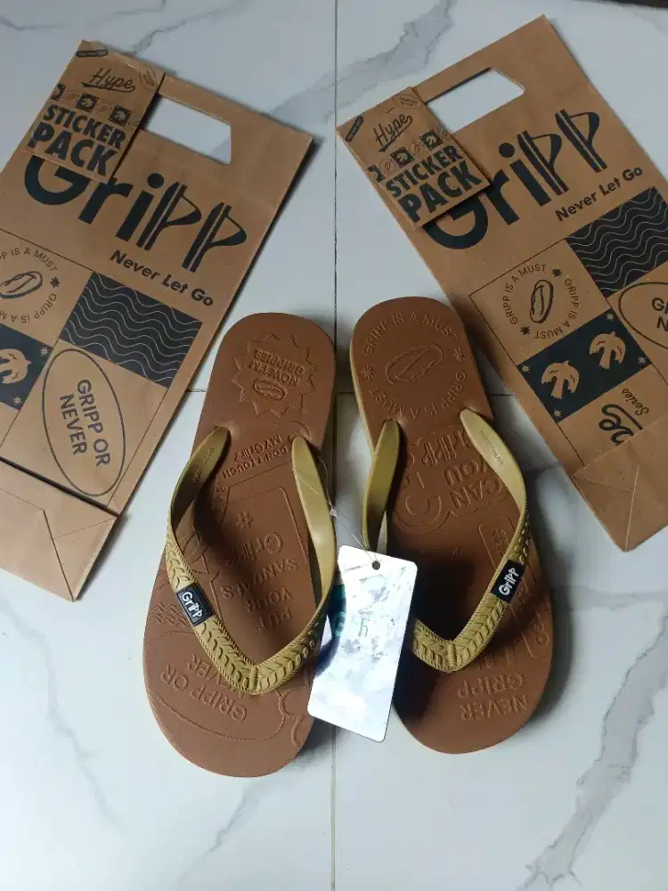 Sandal gripp 200% ori baru fulltag termurah