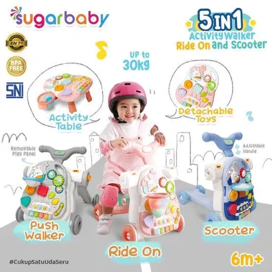 Sugarbaby 5in1 Activity Walker