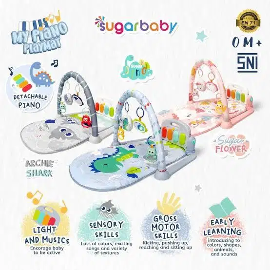 Sugarbaby My Piano Playmat Baby Gym Music