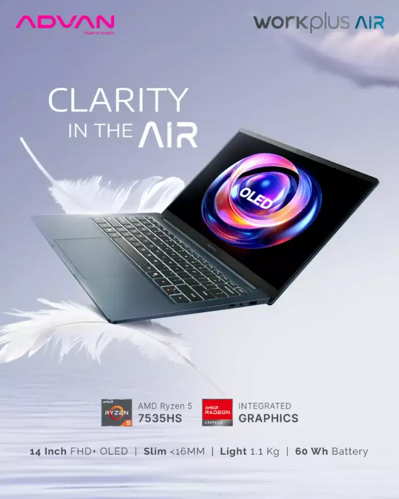 Laptop Advan Workplus Air 16/512