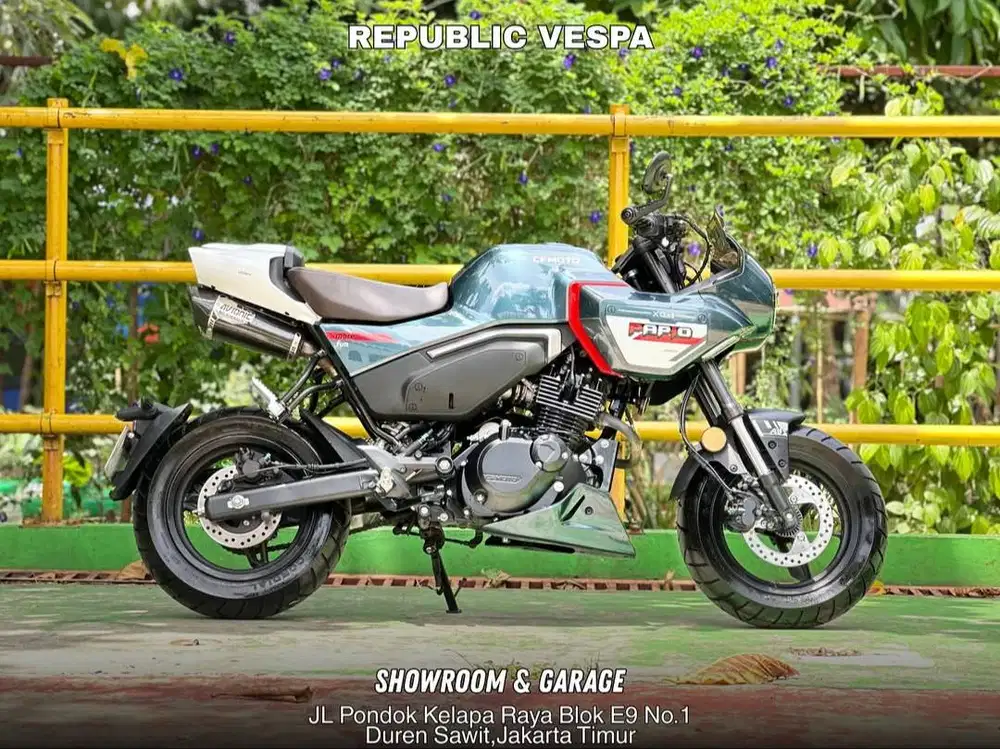 LOW KM CF MOTO PAPIO XO-1 TH 2024 WARNA MOSS GREEN PERFECT CONDITION