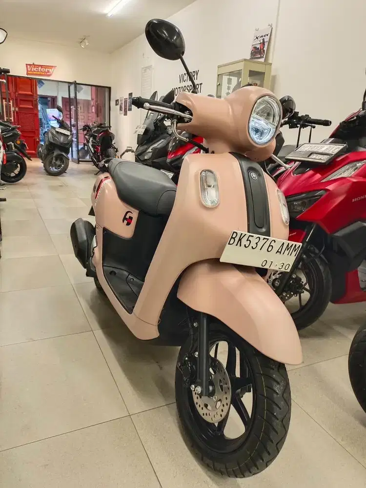 [Tipe Tertinggi] Yamaha Fazzio Lux 2025 warna Pink Doff Remote Keyless