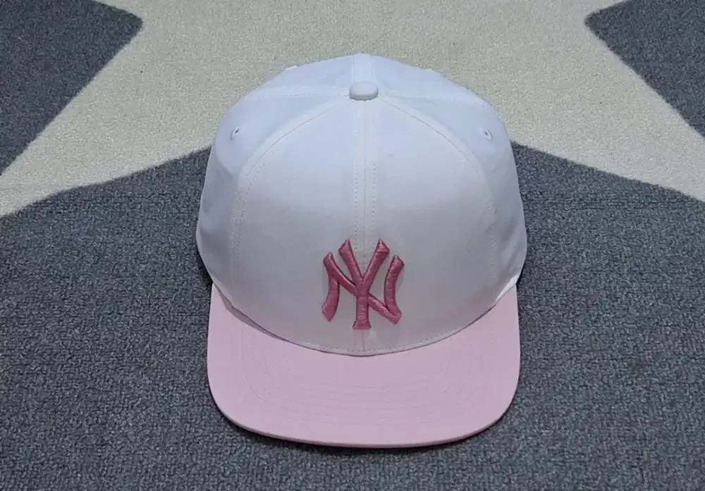 Topi mlb yankees pink unik original second