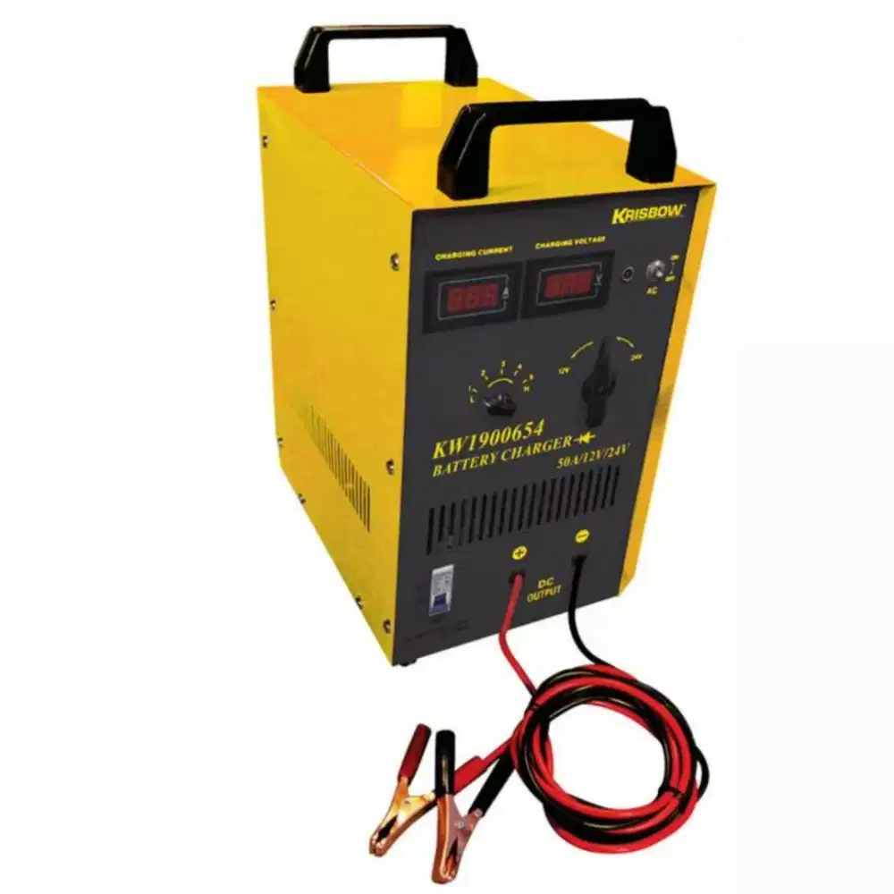 Dijual Charger accu krisbow 50 A 12 V - 24 V