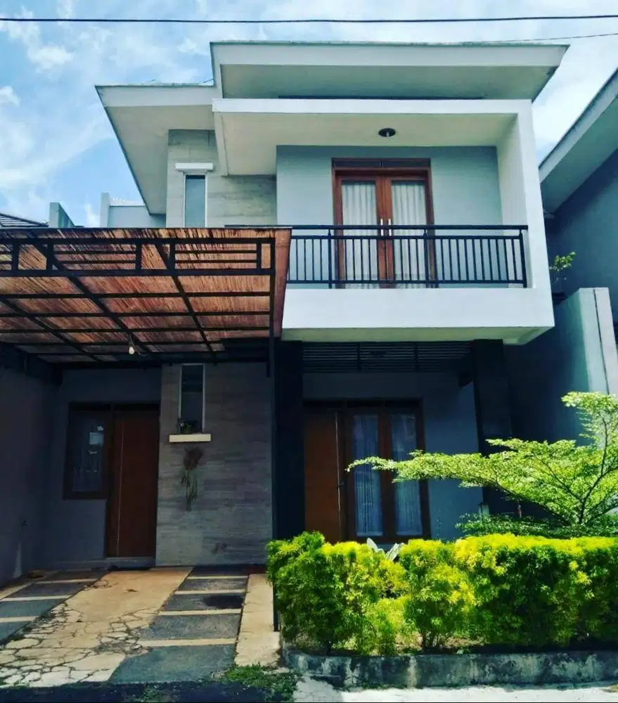 Rumah Minimalis Semi Furnish Dalam Cluster di Cikutra Bandung
