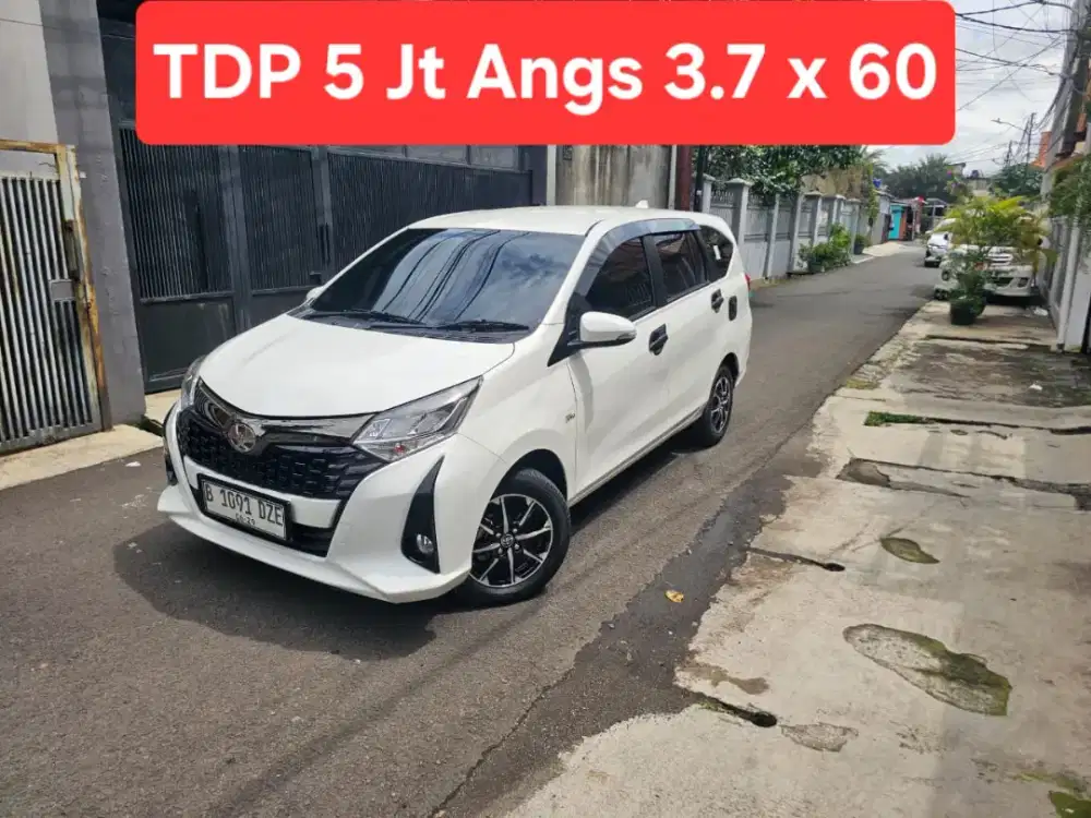 TDP 5 Jt Angs Termurah New Calya G 2024 Matic Putih Low Km Like New