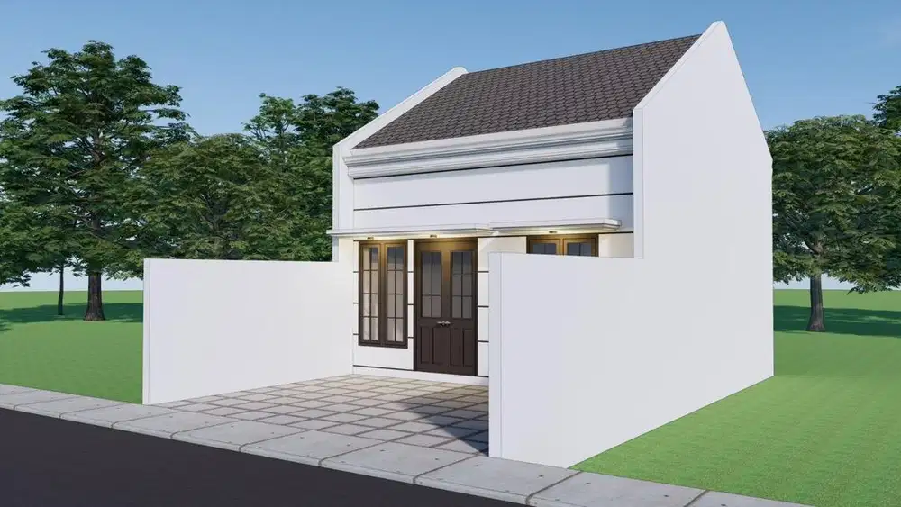 Rumah minimalis murah perwira gatsu