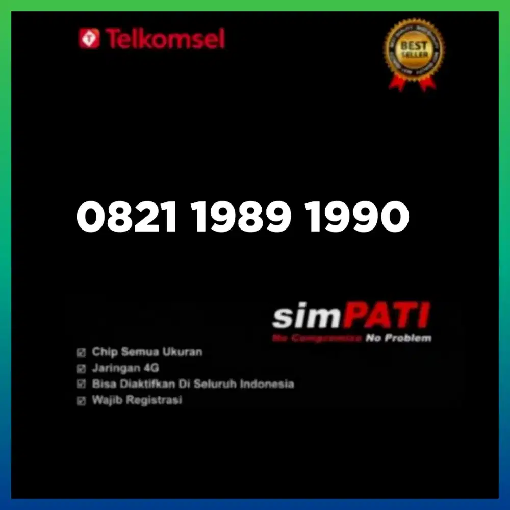 Nomor Cantik Simpati Telkomsel Super seri tahun