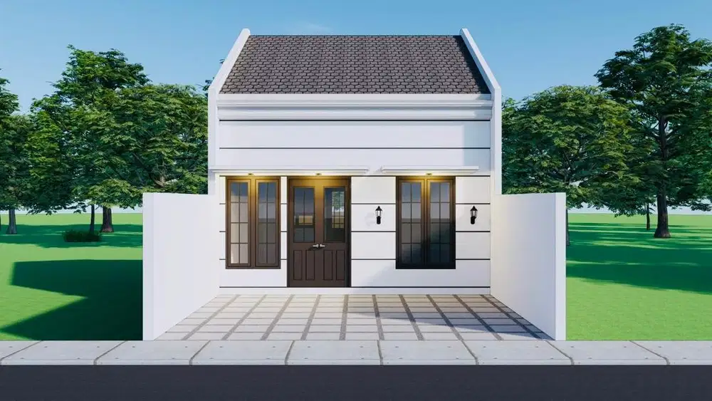 RUMAH 1 LANTAI UK 12X12 MEDAN SUNGGAL