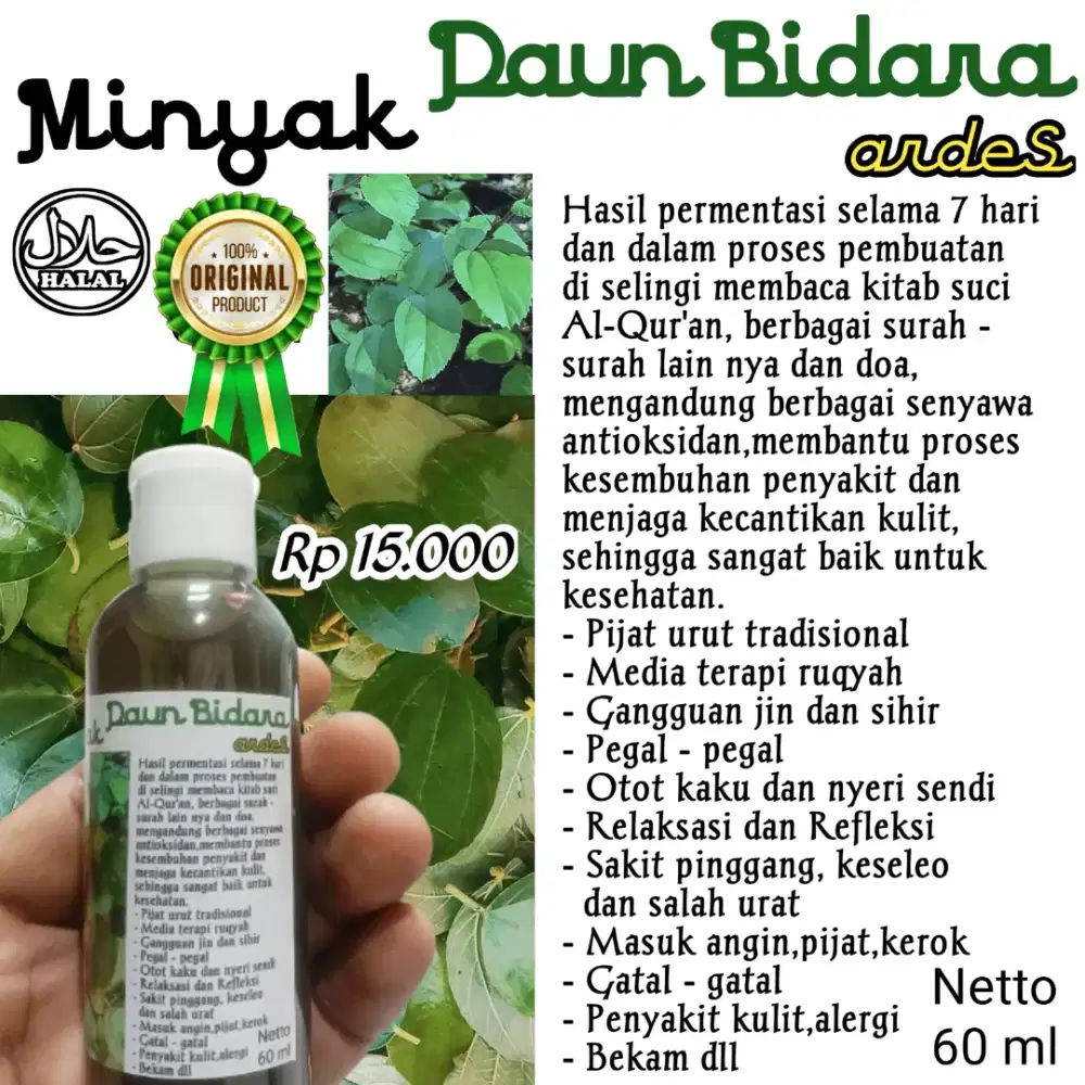 Minyak daun Bidara