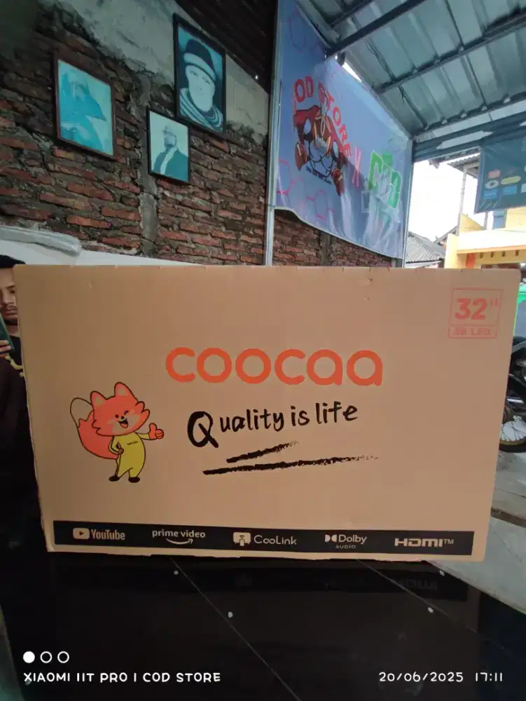Coocaa 32S3U Smart TV New (Baru)