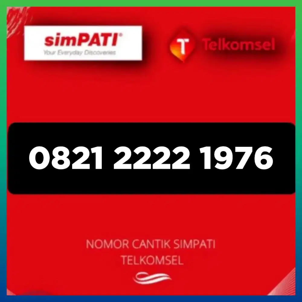 Perdana nomor Cantik Simpati Telkomsel seri tahun